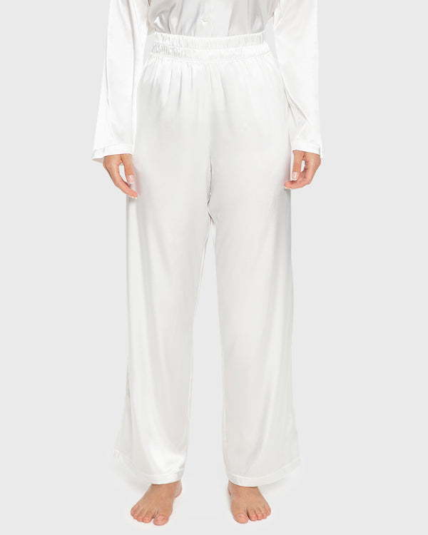 La Senza Sexy Sleep Satin Two Piece Long Pant Pajama Set