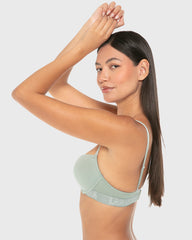 La Senza Remix Push Up Plunge Bra Iceberg Green / 34B