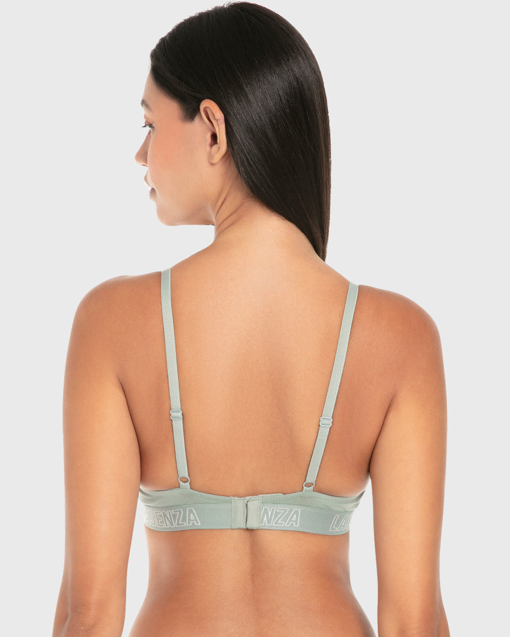 La Senza Remix Push Up Plunge Bra Iceberg Green / 34B