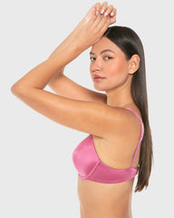 La Senza So Sexy Lightly Lined Full Coverage Bra Red Violet / 34B