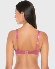 La Senza So Sexy Lightly Lined Full Coverage Bra Red Violet / 34B