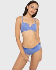 Essentials Ll Demi- Knockout Logo Ctn Wedgewood With Dazzling Blue / 34B