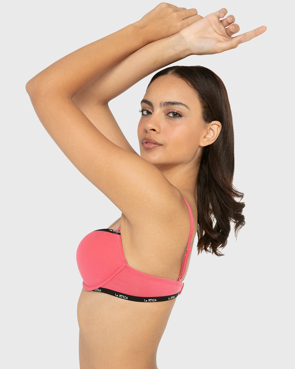 Rx Pu Pl Skinny Logo Ctn Party Punch With Tuxedo Black / 34B
