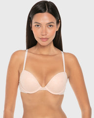 La Senza Remix Push Up Plunge Bra Pearl Blush Htr / 34B