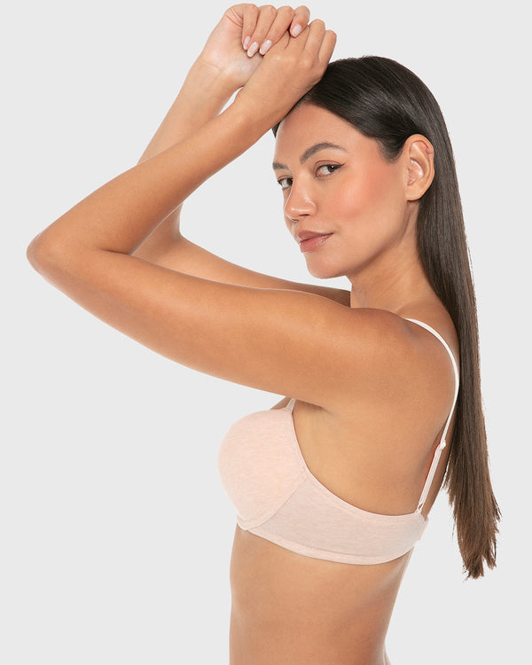 La Senza Remix Push Up Plunge Bra Pearl Blush Htr / 34B
