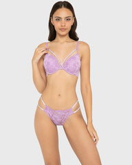 Diva Hl Mini Cheeky Lavish Lc W Rhinestone Straps Regal Orchid / M