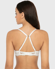 Hs Pu Pl Bc Ao Lavish Lc W Rhinestone Bondage Desi Ivory / 34B