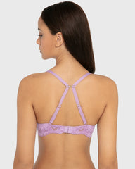 Hs Pu Pl Bc Ao Lavish Lc W Rhinestone Bondage Desi Regal Orchid / 34B