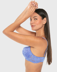 La Senza Beyond Sexy Gel Padding Plunge Bra Wedgewood / 34B