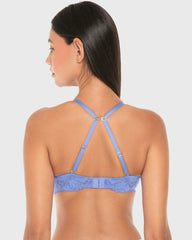 La Senza Beyond Sexy Gel Padding Plunge Bra Wedgewood / 34B