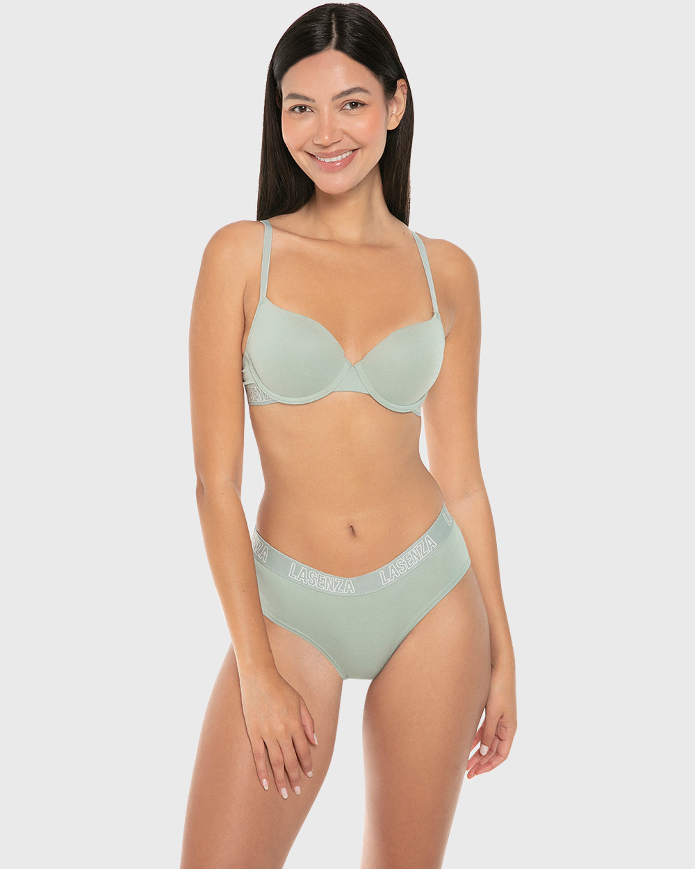 La Senza Remix Hipster Panty Iceberg Green / M