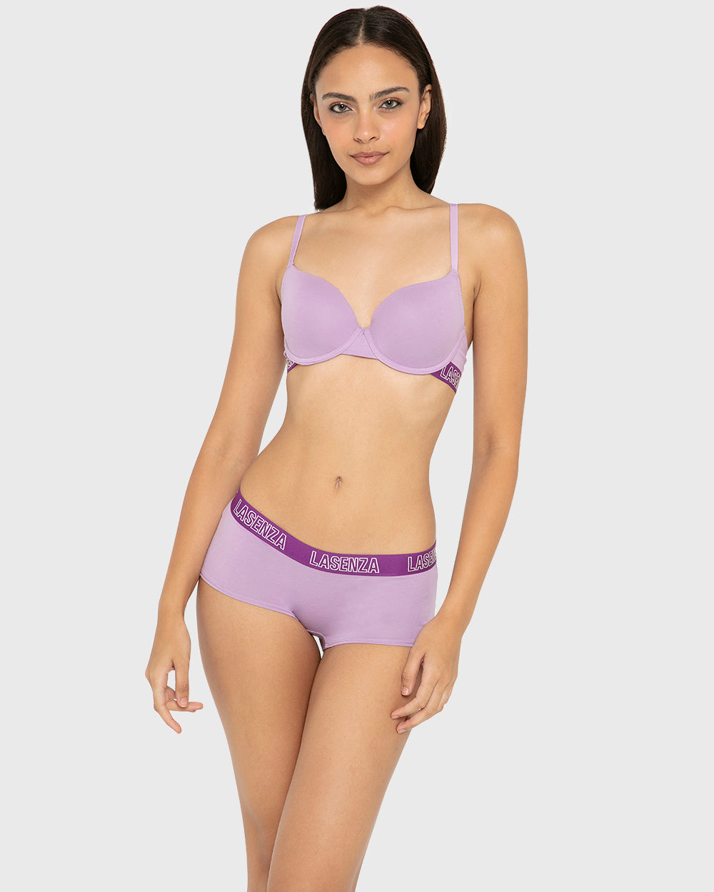 Rx Boyshort Knockout Logo Regal Orchid With Sparkling Grape / M