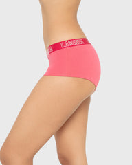 Rx Boyshort Knockout Logo Party Punch With Passion Red / M