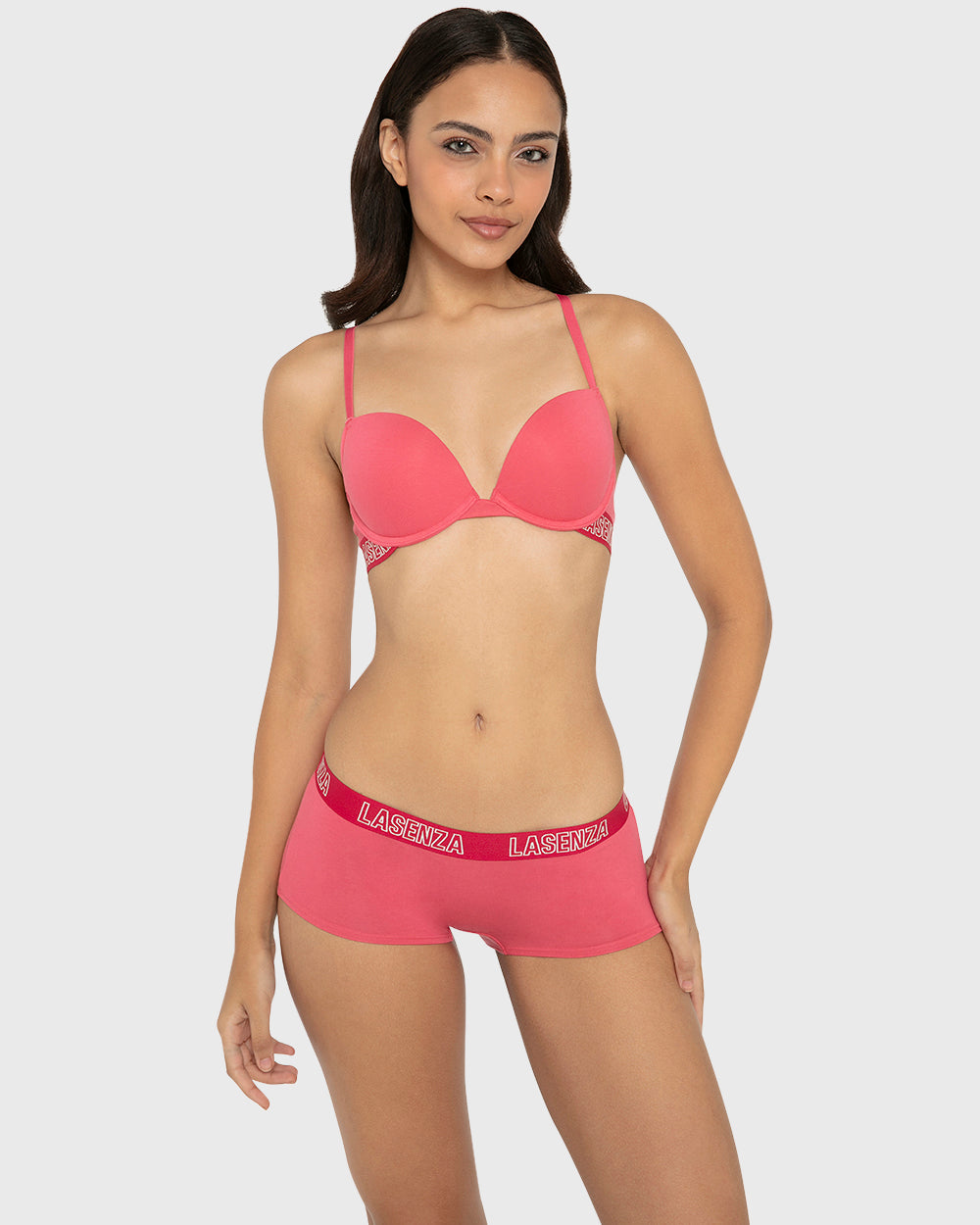 Rx Boyshort Knockout Logo Party Punch With Passion Red / M