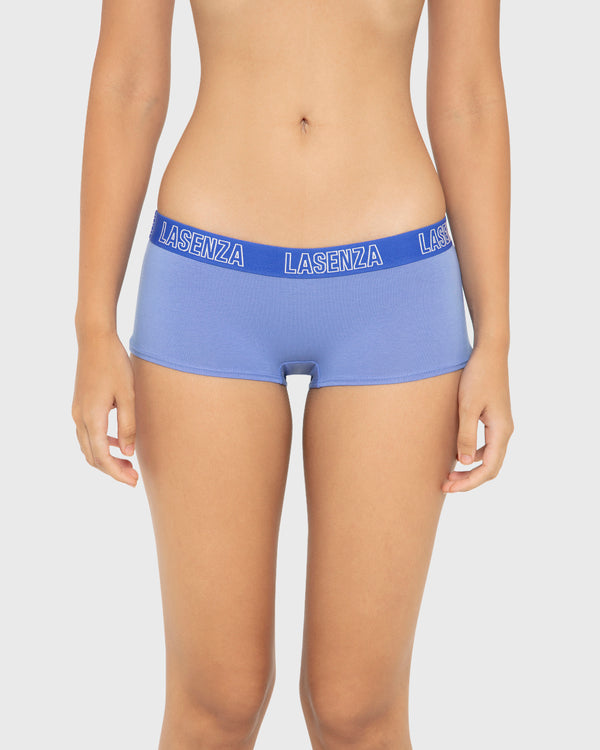 Rx Boyshort Knockout Logo Wedgewood With Dazzling Blue / M