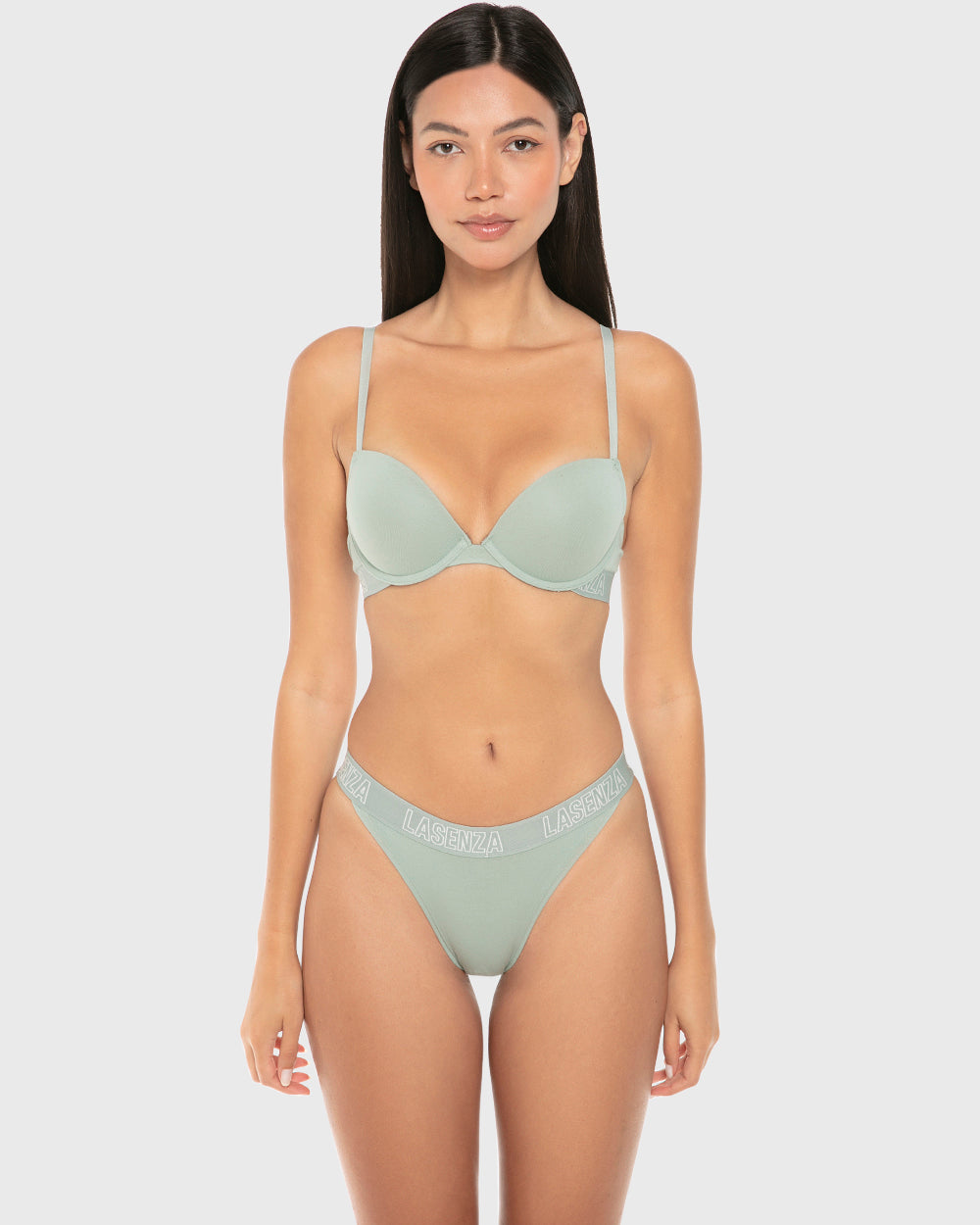 La Senza Remix Cheeky Panty Iceberg Green / M