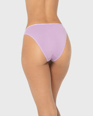 Essentials Bikini Cotton - Skinny Logo Regal Orchid / M
