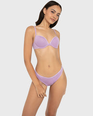 Essentials Bikini Cotton - Skinny Logo Regal Orchid / M