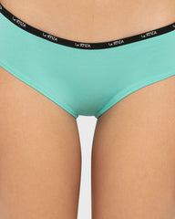 Essentials Hipster Cotton - Skinny Logo Pool Blue With Tuxedo Black / M