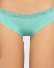 Us Bikini Modal With Beloved Trim Pool Blue / M