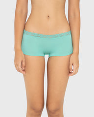 Us Boyshort Modal With Beloved Trim Pool Blue / M