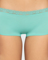 Us Boyshort Modal With Beloved Trim Pool Blue / M