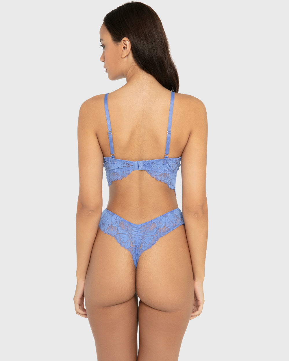 Bdyst Hs Pu Pl Lavish Lc W Bondage Straps Wedgewood / M