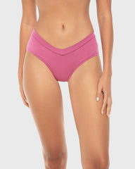 La Senza Hipster Wide Waist Cotton Panty Red Violet / M