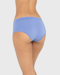 Essentials Cotton Hipster Wide V Waist Wedgewood / M