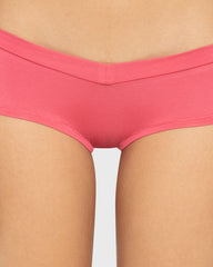 Essentials Cotton Hipster Wide V Waist Party Punch / M