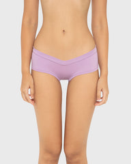 Essentials Cotton Hipster Wide V Waist Regal Orchid / M