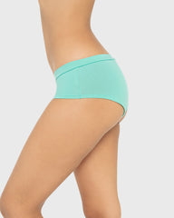 Essentials Cotton Hipster Wide V Waist Pool Blue / M