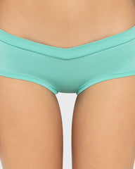 Essentials Cotton Hipster Wide V Waist Pool Blue / M