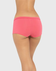 Essentials Cotton Boyshort Wide V Waist Party Punch / M