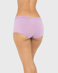 Essentials Cotton Boyshort Wide V Waist Regal Orchid / M