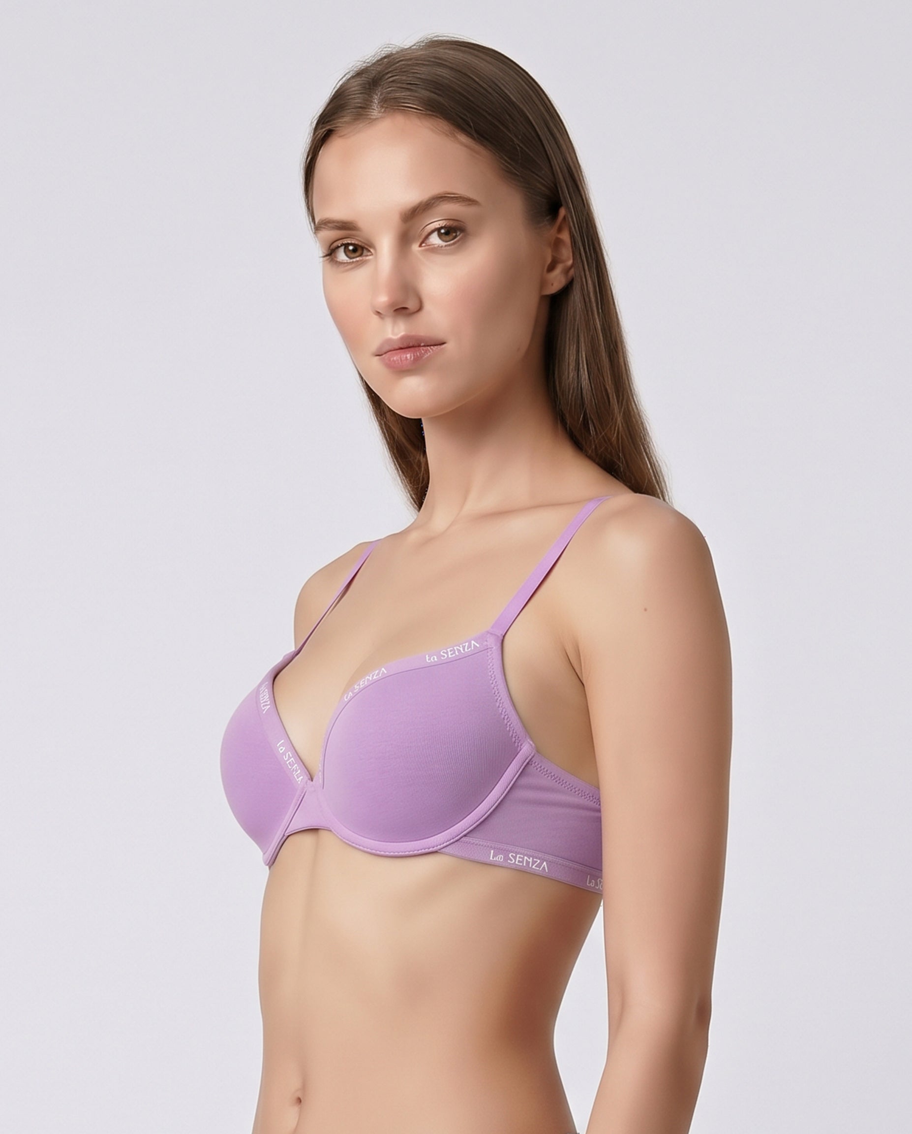 La Senza Remix Lightly Lined Cotton Demi Bra Default Title / 34B