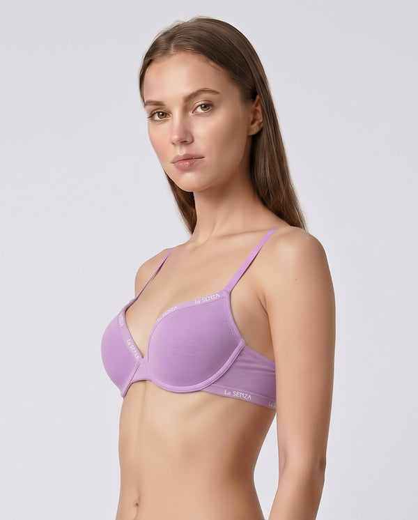 La Senza Remix Lightly Lined Cotton Demi Bra Default Title / 34B