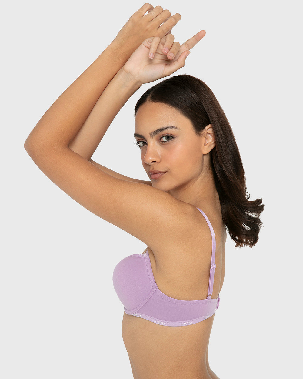 Rx Pu Pl Skinny Logo Ctn Regal Orchid / 34B