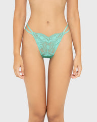 Diva Hl String Thong Lavish Lc W Strappy Sides Pool Blue / M