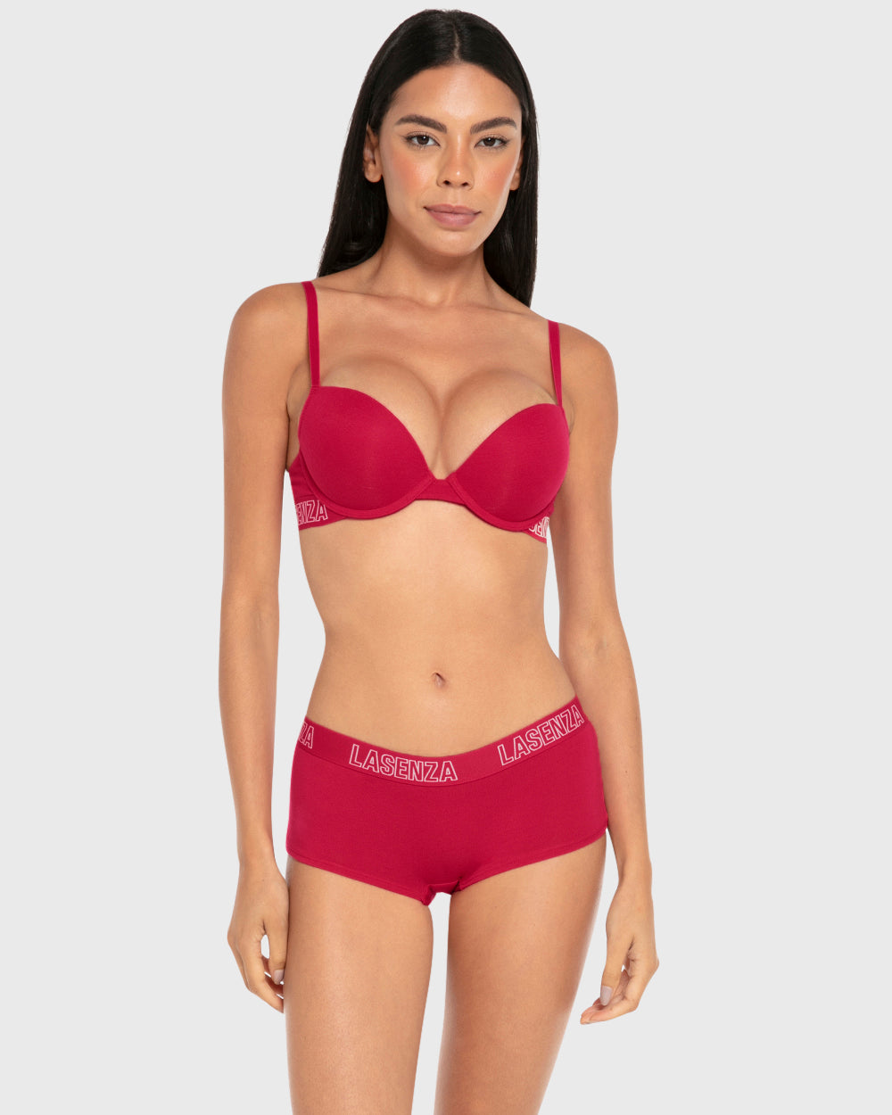 RX PU PL KNOCKOUT CDP LOGO CTN Passion Red / 34B