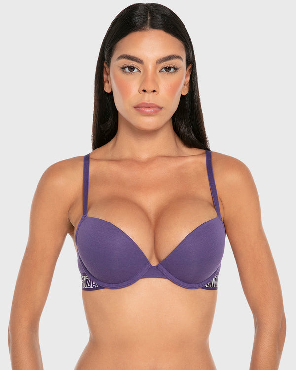 RX PU PL KNOCKOUT CDP LOGO CTN Mulberry Purple / 34B