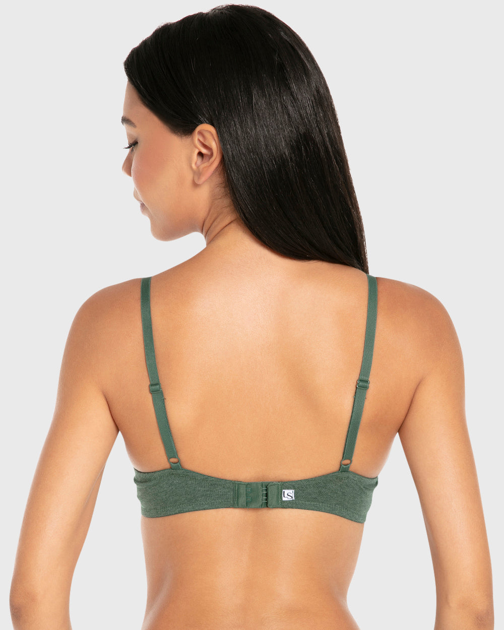 La Senza Remix Plunge Push Up Heather Wired Bra