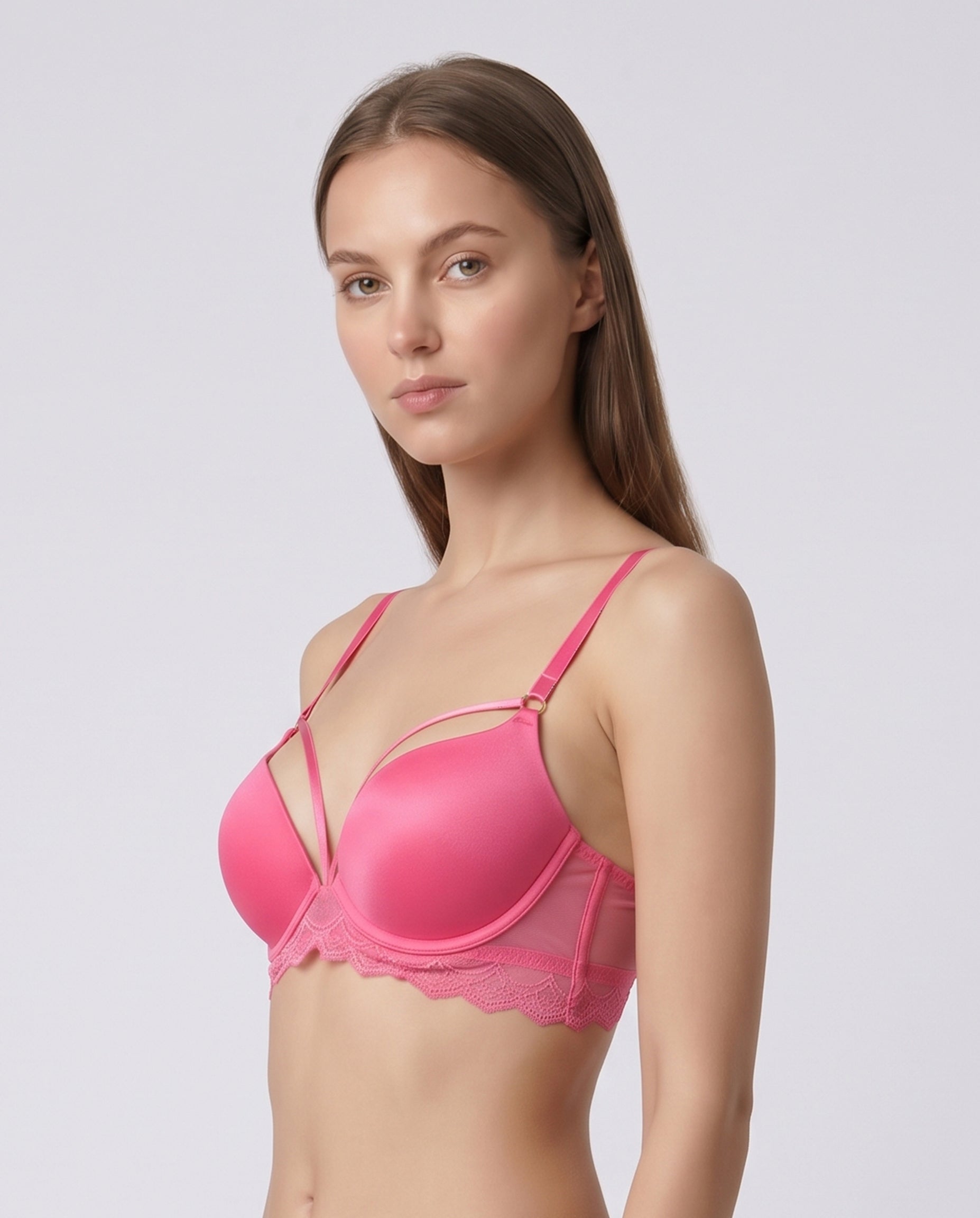 La Senza Beyond Sexy Gel Padded Microfibre Plunge Bra Default Title / 34B