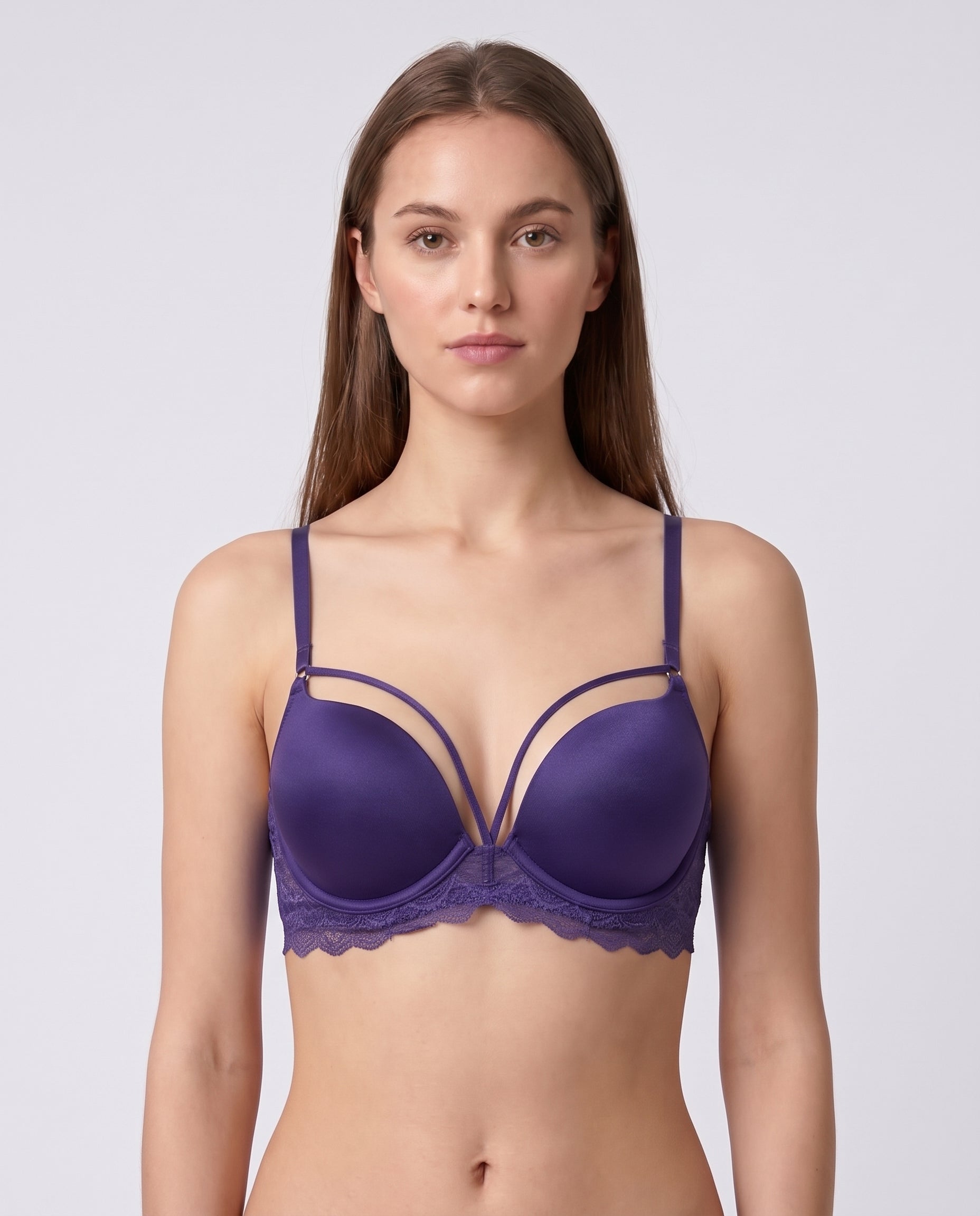 La Senza Beyond Sexy Gel Padded Microfibre Plunge Bra Default Title / 34B