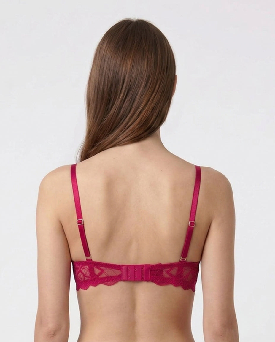 La Senza Hello Sugar Double Push Up Lace Plunge Bra Default Title / 34B
