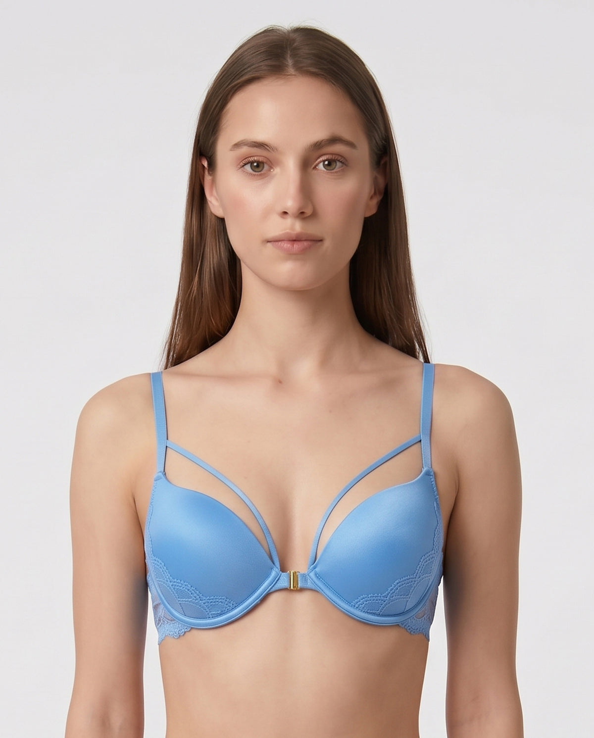 La Senza Hello Sugar Double Push Up Lace Plunge Bra Default Title / 34B