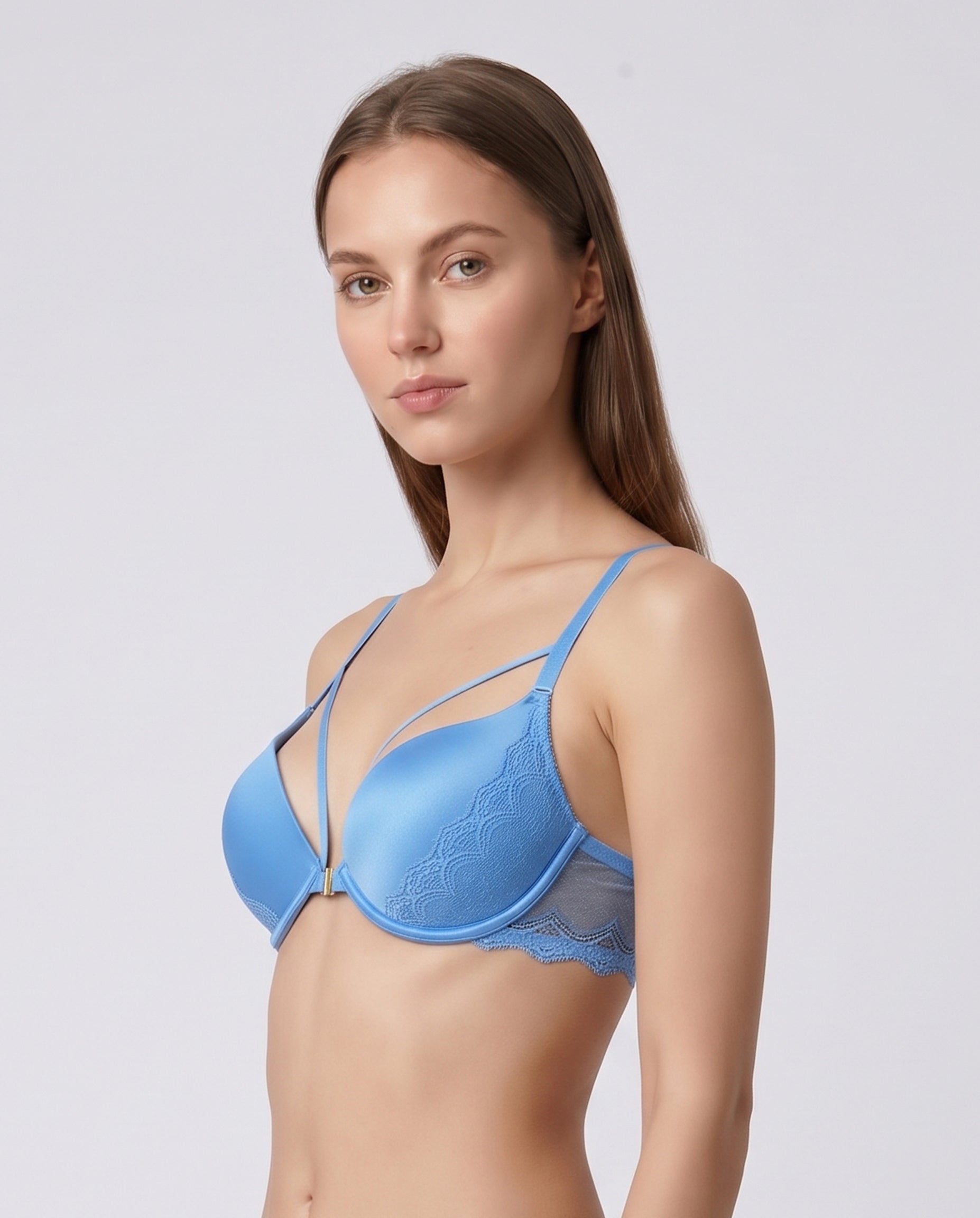 La Senza Hello Sugar Double Push Up Lace Plunge Bra Default Title / 34B