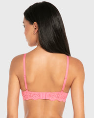 حمالة صدر قطنية سلكية مقوّاة بتقنية Remix Plunge Push Up من La Senza