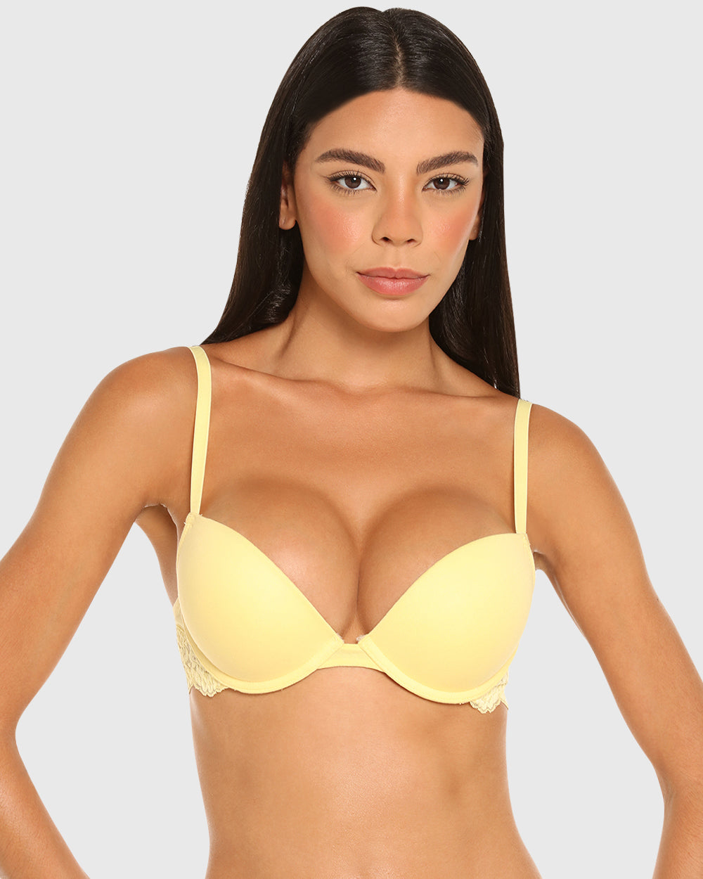 La Senza Remix Plunge Push Up Cotton Wired Bra