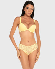 La Senza Remix Plunge Push Up Cotton Wired Bra